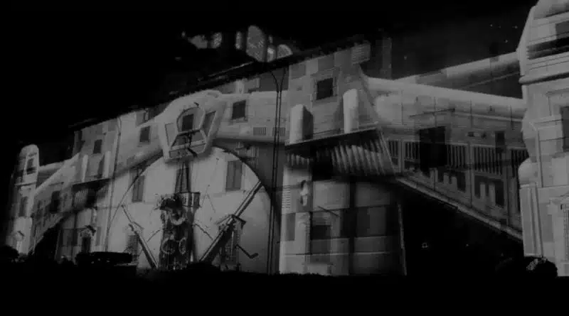 Video mapping a Milano